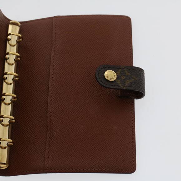 LOUIS VUITTON Monogram Agenda PM Day Planner Cover R20005 LV Auth 45434 - Picture 16 of 16